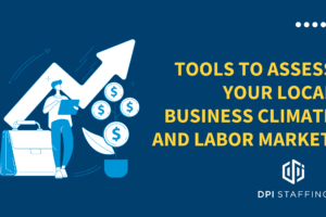 Local business climate and labor market graphic