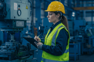 Graphic representing light industrial safety compliance