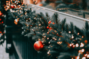 Holiday decorations representing holiday staffing solutions