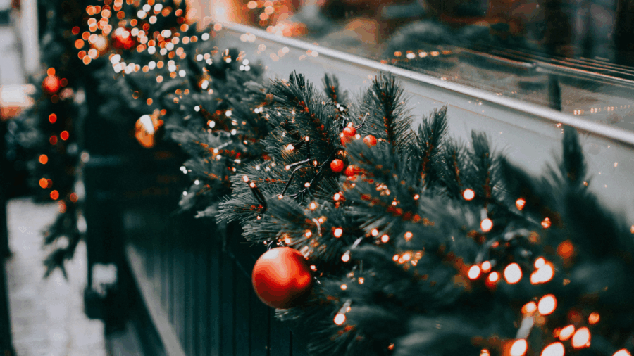 Holiday decorations representing holiday staffing solutions